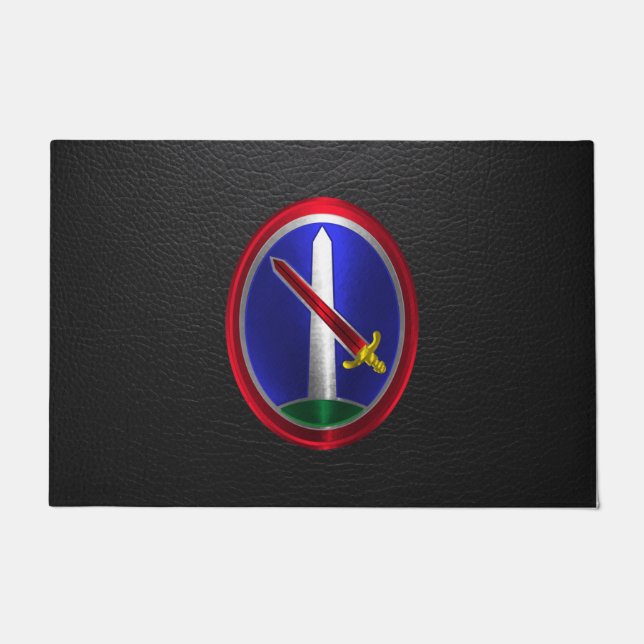 Military District Washington Doormat (Front)