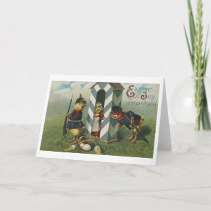 Military Easter Joy! Vintage Easter Greeting Card