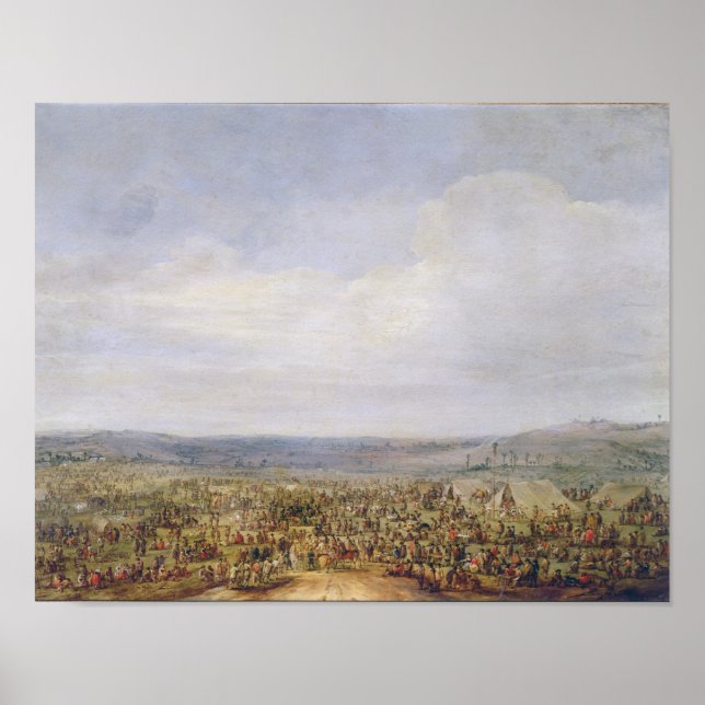 Military Encampment Poster (Front)