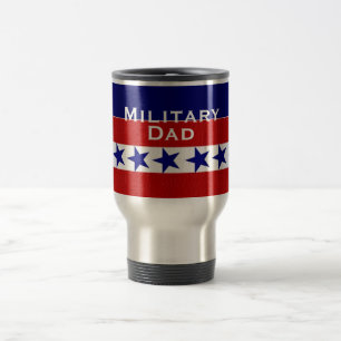 Military Family Dad Custom Personalised Travel Mug