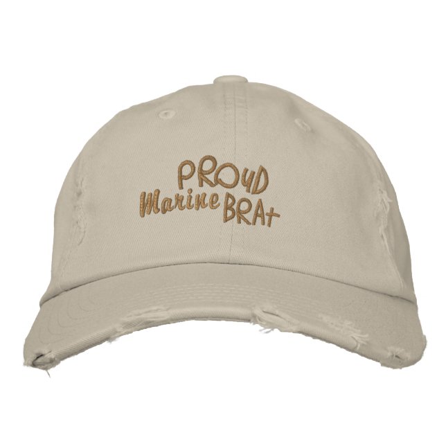 Military  Family Fun Embroidered Hat (Front)