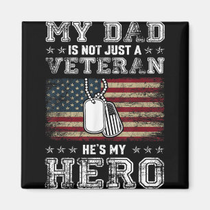 Military Family Veteran Support My Dad Us Veteran Magnet