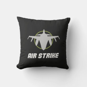 Military Fighter Jet Air Strike Cushion