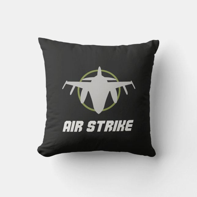 Military Fighter Jet Air Strike Cushion (Front)