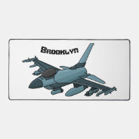 Military fighter jet plane cartoon