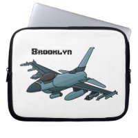 Military fighter jet plane cartoon
