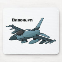 Military fighter jet plane cartoon