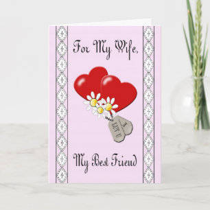Military "For My Wife" Anniversary Card