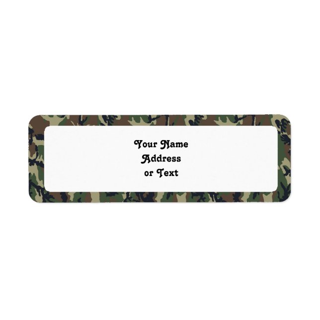 Military Forest Camouflage Background (Front)