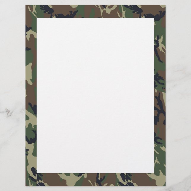 Military Forest Camouflage Background (Front)