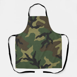 Military Forest Camouflage Pattern Apron
