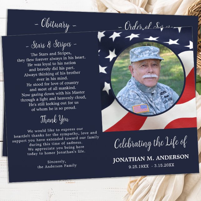 Military Funeral - American Flag - Veteran Program (Creator Uploaded)