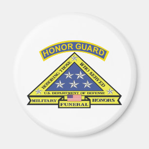 MILITARY FUNERAL HONOR GUARD MAGNET