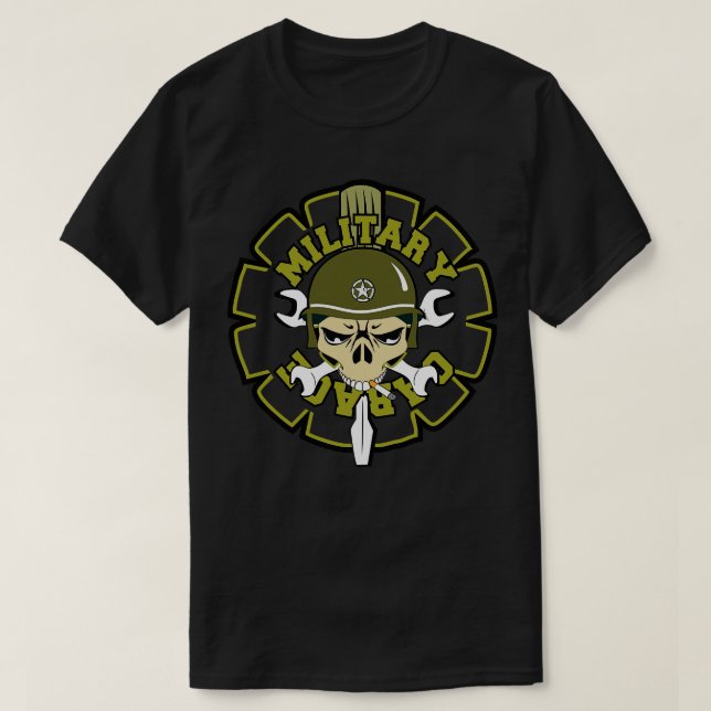 Military garage 1 T-Shirt (Design Front)