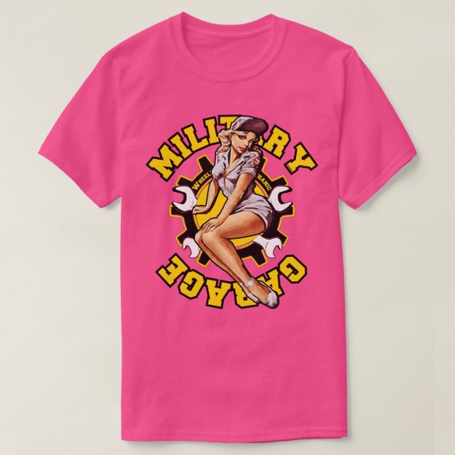 Military Garage 2 T-Shirt (Design Front)