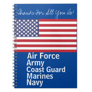 Military Gifts Collection Notebook