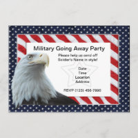 Military Going Away Party Invitations