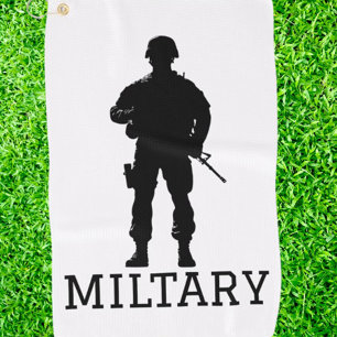 Military Golf Gifts for Father's Day Towel