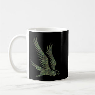 Military Goshawk Camo Print Raptor Bird Veteran Coffee Mug