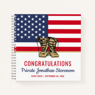 Military Graduation Army Boot Camp Guest Book
