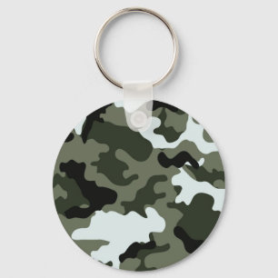 Military Green Camo Keychain