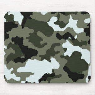 Military Green Camo Mousepad