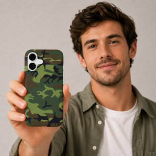 Military Green Camouflage iPhone 17