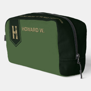 Military Green Toiletry bag for Man/Father