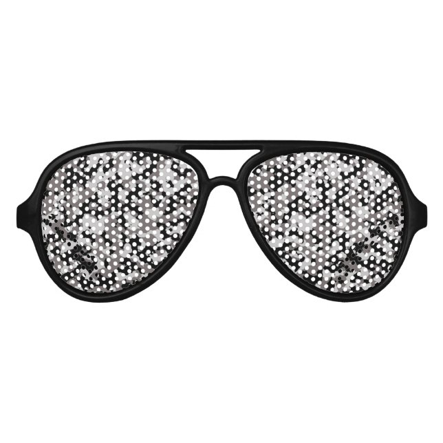 Military Grey Camouflage Pattern Aviator Sunglasses (Front)