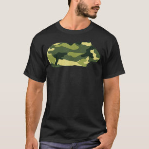 Military Guinea Pig Camo Men Print US Cavy Veteran T-Shirt