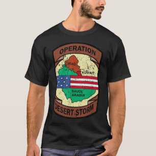 Military Gulf War Operation Desert Storm Usa Insig T-Shirt