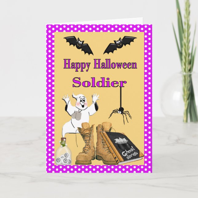 Military Halloween Card for Soldier (Front)