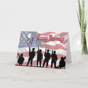 Military Happy Holidays Card