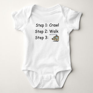 Military Helicopter Baby Bodysuit