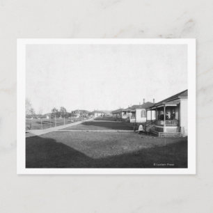 Military Homes in Residential Area of Fort Meade Postcard