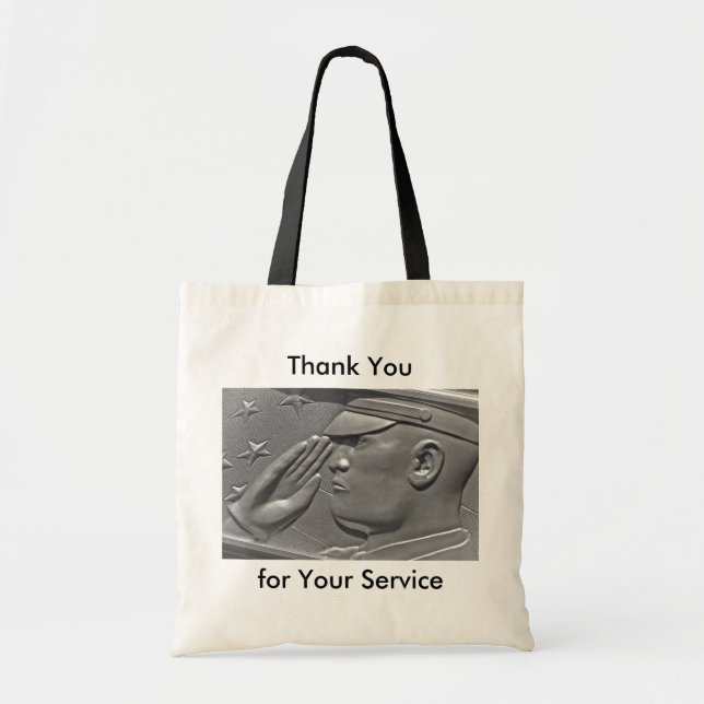 Military Honours Veteran Hero Tote Bags (Front)