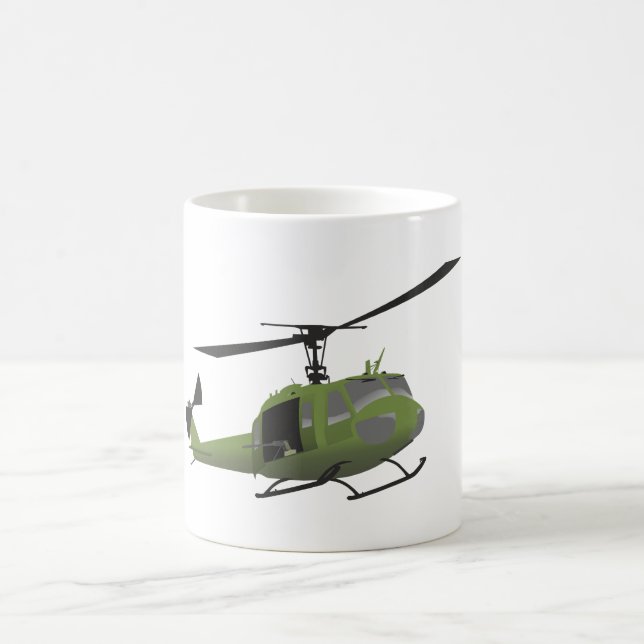 Military Huey Helicopter Coffee Mug (Center)