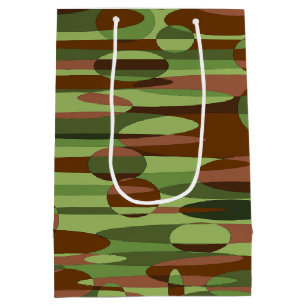 Military Inspired Green and Brown Gift bag