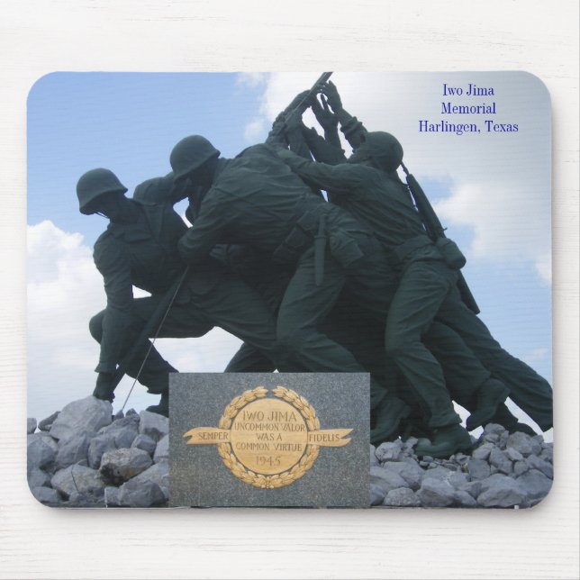 Military - Iwo Jima Memorial Mouse Mat (Front)