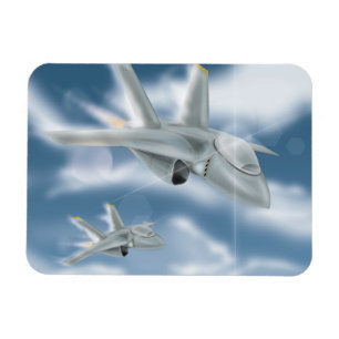 Military Jet Aircraft Magnet