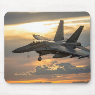 Military jet mouse mat