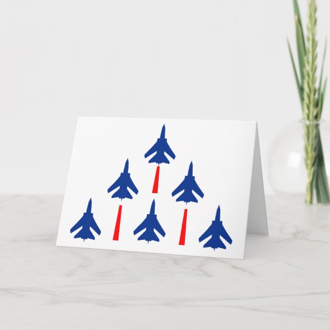 Military Jets Card (Front)