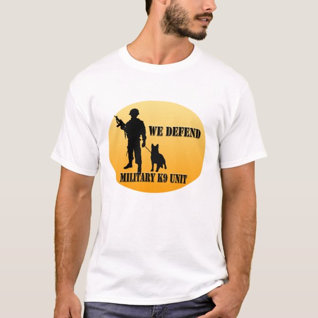 Military K9 Unit T-Shirt (Front)