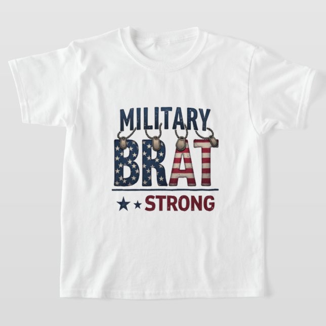 military kids day T-Shirt (Laydown)