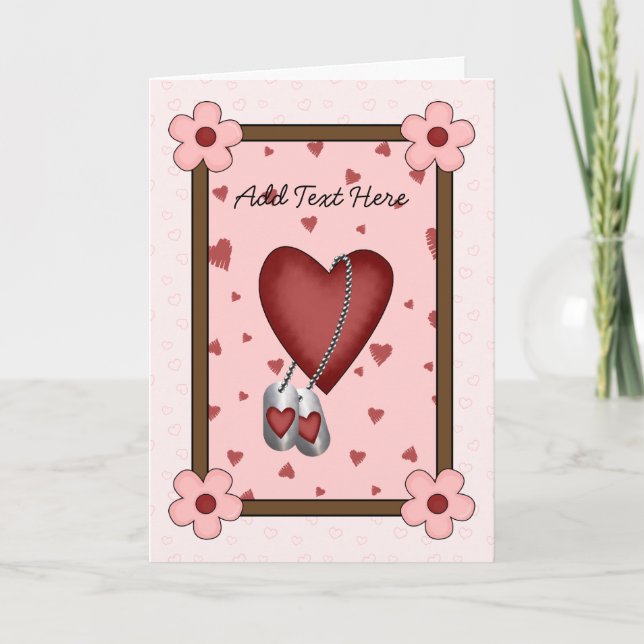 Military Love Holiday Card (Front)