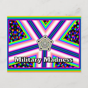 Military Madness (you may change the words) Postcard