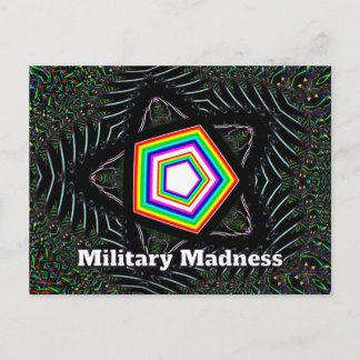 Military Madness (you may change the words) Postcard
