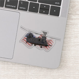 Military MH-47 Chinook Helicopter