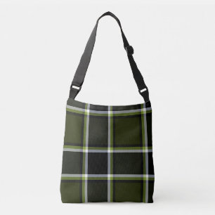  Military Modern Camouflage Tartan Pattern Crossbody Bag