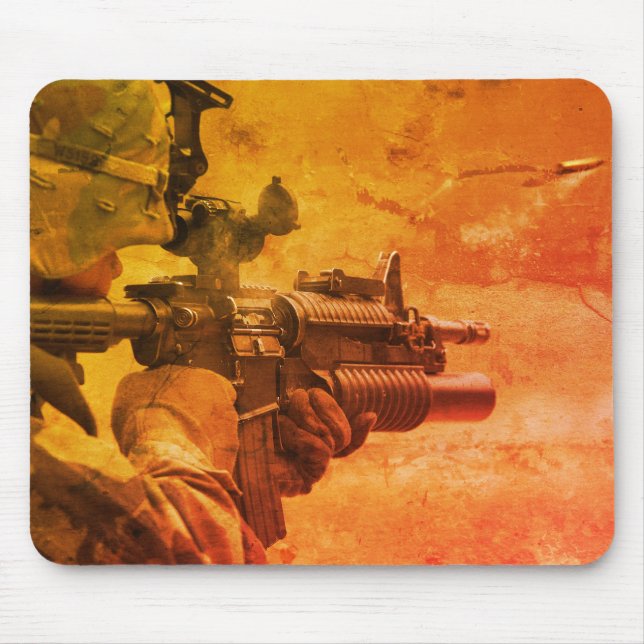 Military Mouse Mat (Front)